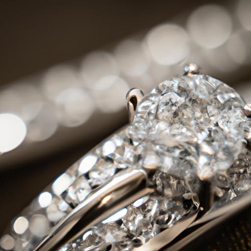 Gần gũi với bộ nhẫn cưới SJC sang trọng, chi tiết tinh xảo và kim cương lấp lánh.