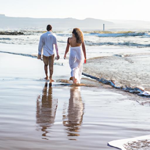 Dạo bước trên bãi biển lãng mạn cùng kỷ niệm 4 năm ngày cưới