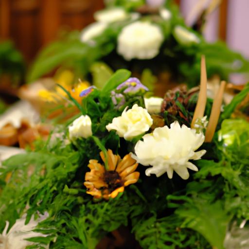 Bộ hoa trang trí bàn tiệc đám cưới đầy sáng tạo và tinh tế