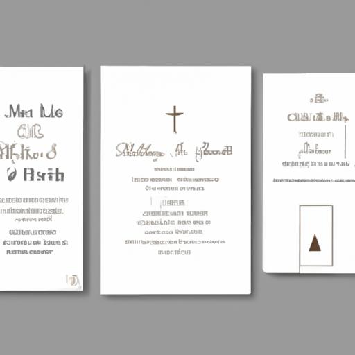 Một số mẫu thiệp cưới công giáo đơn giản và thanh lịch với thiết kế tinh tế và gam màu nhạt.