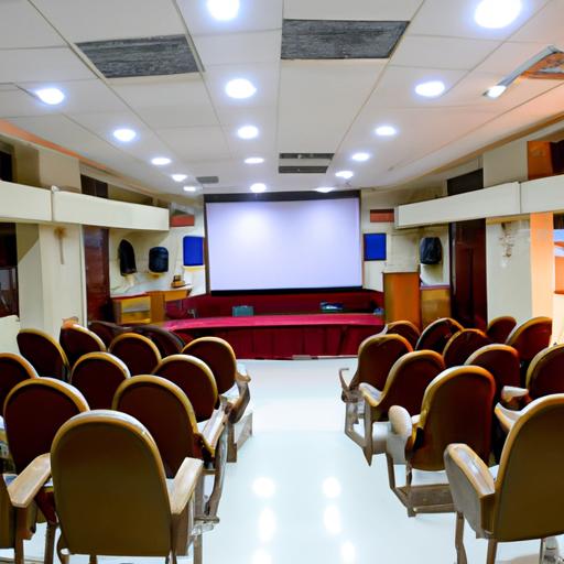 Phòng hội nghị rộng rãi tại Trung tâm Hội nghị Tiệc cưới TMC Palace với thiết bị hiện đại và hệ thống âm thanh ánh sáng chuyên nghiệp