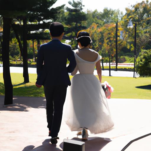 Bộ ảnh cưới tại công viên Seoul đậm chất lãng mạn