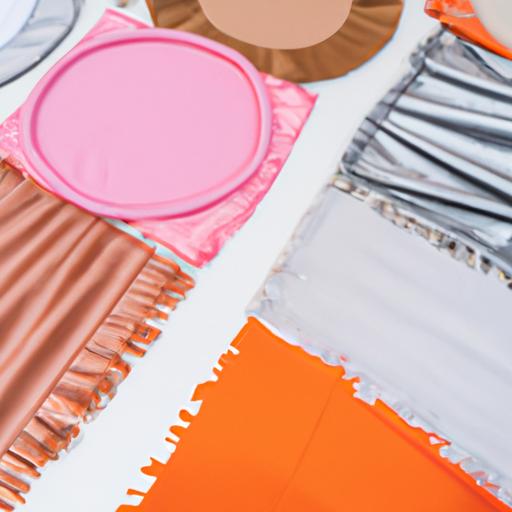 Các loại khăn trải bàn tròn với chất liệu và màu sắc đa dạng cho tiệc cưới