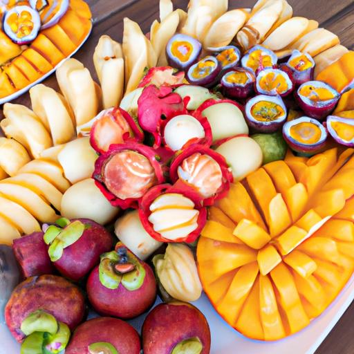 Mâm quả cưới miền Nam với sự kết hợp đầy màu sắc của những loại trái cây nhiệt đới nổi tiếng