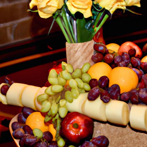 Sáng tạo mâm trái cây làm trang trí bàn tiệc cưới