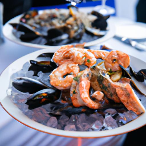Món hải sản ngon miệng được trình bày tinh tế tại sự kiện doanh nghiệp