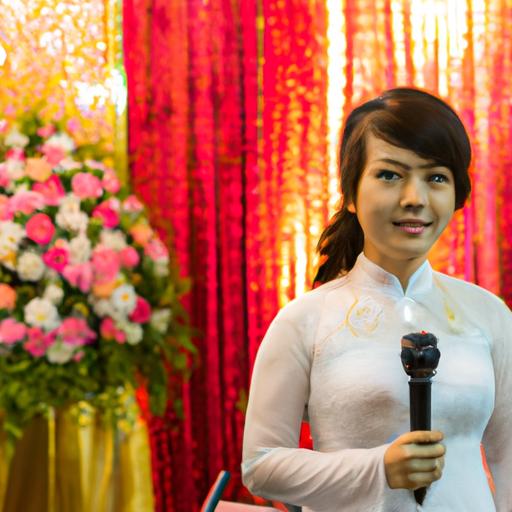 Phát biểu tự tin của đại diện nhà gái trong lễ cưới truyền thống Việt Nam