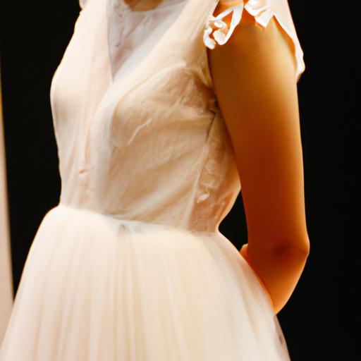 Chiếc váy cưới tiết kiệm chi phí với kiểu dáng đơn giản và không quá nhiều trang trí.