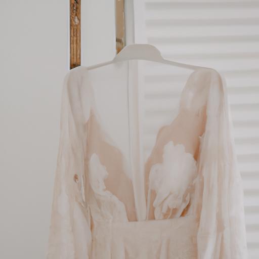 Một chiếc váy cưới tối giản với chi tiết ren tinh tế